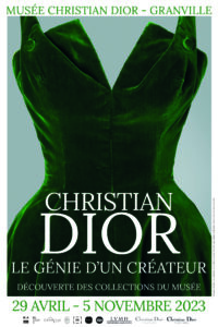 Affiche de l'exposition "Christian Dior, le génie d'un créateur"