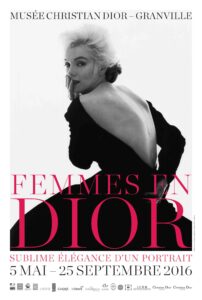 Affiche de l'exposition "Femmes en Dior"