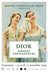 Affiche expo Dior, jardins enchanteurs