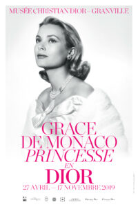 Affiche de l'exposition "Grace de Monaco, princesse en Dior"