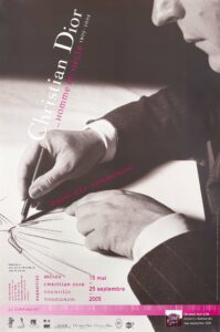 Affiche de l'exposition Dior, homme du siècle