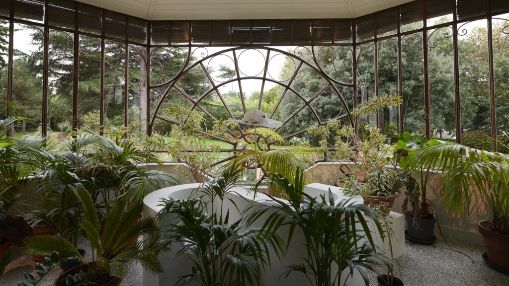 Le jardin d'hiver au sein de la villa Les Rhumbs